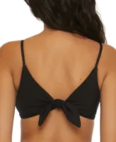 Becca Women's Modern Edge Convertible Ribbed Bikini Top