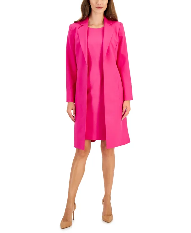 Le Suit Women's Crepe Topper Jacket & Sheath Dress Suit