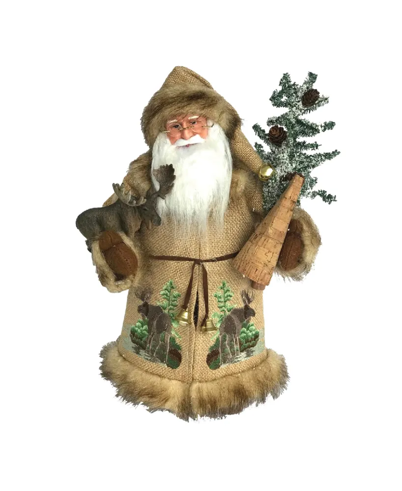 Santa's Workshop 15" Moose Bay Claus Figurine