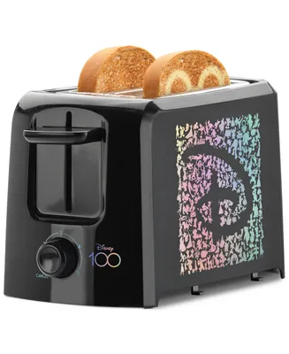 Disney 100 Stainless Steel Two-Slice Wide-Slot Toaster