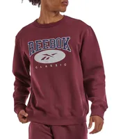 Reebok Men's Archive Crewneck Logo Sweatshirt