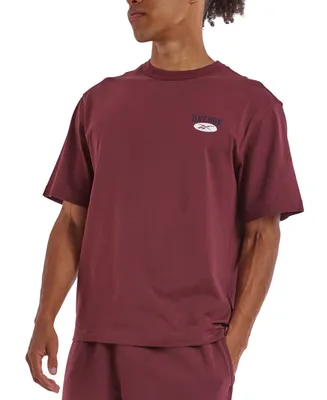 Reebok Men's Archive Essentials Regular-Fit Embroidered Logo Graphic T-Shirt