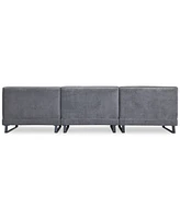 Closeout! Kathya 120" 3-Pc. Fabric Modular Sofa, Created for Macy's