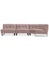 Closeout! Kathya 117" 3-Pc. Fabric Modular Sectional, Created for Macy's