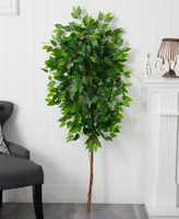 Nearly Natural 60" Artificial Ficus Tree No Pot