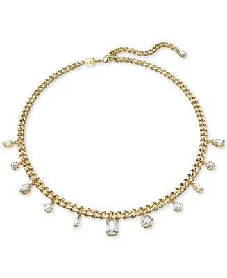 Swarovski Gold-Tone Mixed Crystal Charm Necklace, 16-1/2" + 3-1/6" extender