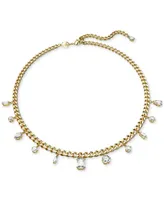 Swarovski Gold-Tone Mixed Crystal Charm Necklace, 16-1/2" + 3-1/6" extender