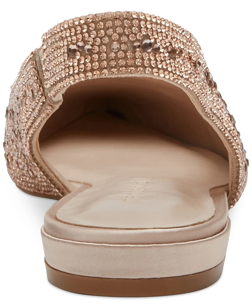Madden Girl Deviin-r Rhinestone Pointed-Toe Slingback Flats