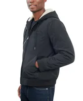 Lucky Brand Men's Fleece-Lined Zip-Front Hooded Jacket