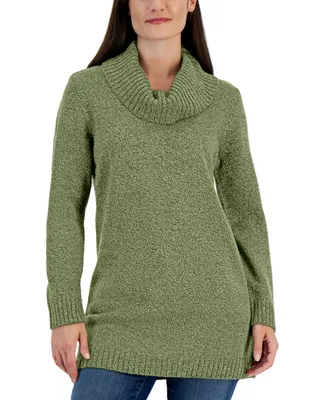 Karen Scott Women's Cowl Neck Tunic Sweater, Created for Macy's