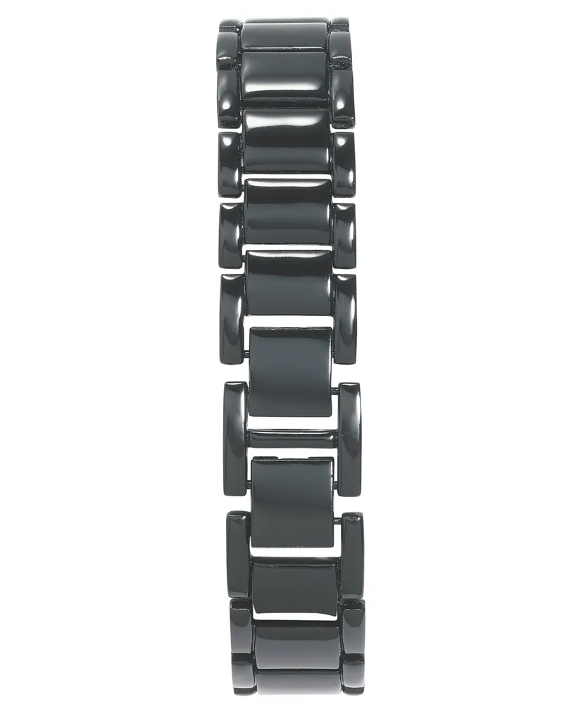 I.n.c. International Concepts Women's Black-Tone Bracelet Watch 37mm, Created for Macy's