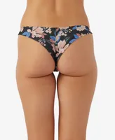 O'Neill Juniors' Matira Printed Tropical Cheeky Hermosa Bikini Bottoms