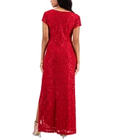 Connected Petite Lace Wired V-Neck Maxi Dress