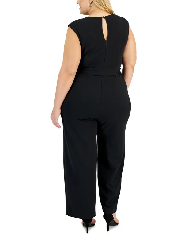 Belted Wrap Pant Suit