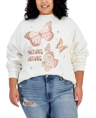 Grayson Threads, The Label Trendy Plus Nurture Nature Sweatshirt