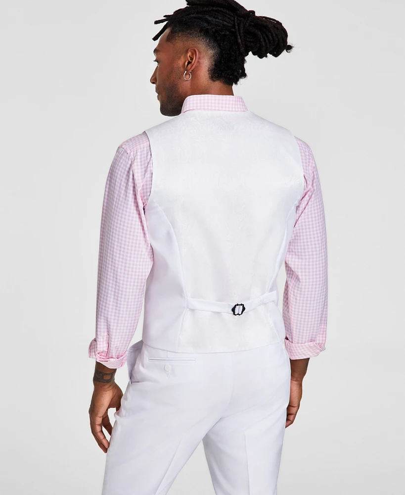 Tayion Collection Men's Classic-Fit Solid Suit Vest