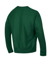 Men's Champion Green Hawaii Warriors Arch Reverse Weave Pullover Sweatshirt