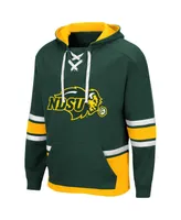 Men's Colosseum Green Ndsu Bison Lace Up 3.0 Pullover Hoodie