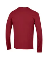 Men's Champion Crimson Oklahoma Sooners High Motor Long Sleeve T-shirt