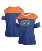 Women's '47 Brand Royal Florida Gators Premier Time Off T-shirt