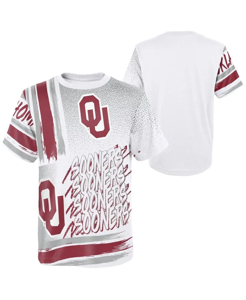 Preschool Boys and Girls White Oklahoma Sooners Gametime Multi-Hit Oversized T-shirt