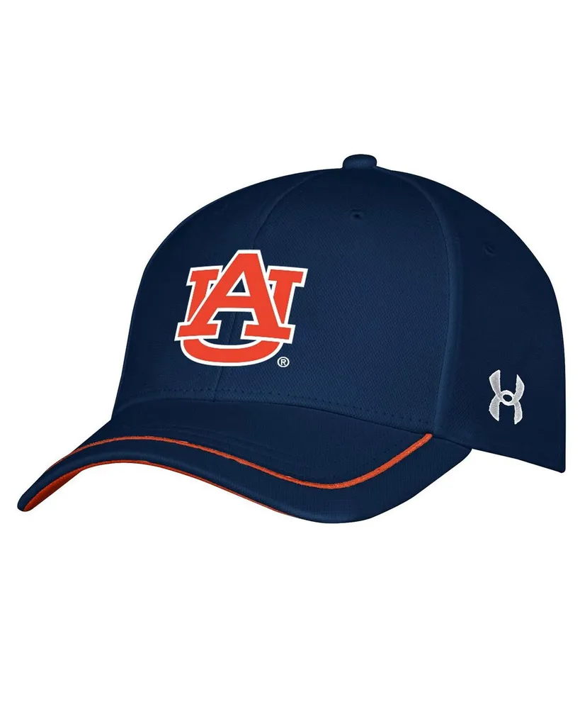 Men's Under Armour Navy Auburn Tigers Iso-Chill Blitzing Accent Flex Hat