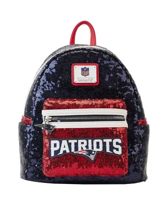 Men's and Women's Loungefly New England Patriots Sequin Mini Backpack