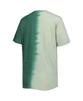 Women's Gameday Couture Green Distressed Michigan State Spartans Find Your Groove Split-Dye T-shirt