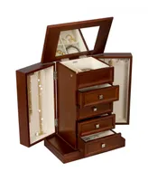 Mele & Co Thea Wooden Jewelry Box in Finish