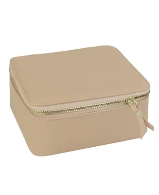Mele & Co Bento Box Travel Jewelry Case Nesting Mini-Cases in Leather