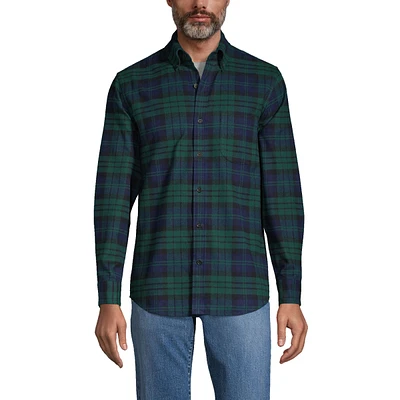 Lands' End Men's Traditional Fit Flagship Flannel Shirt