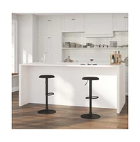 Audrey Retro Style Height Adjustable Barstool With Footrest