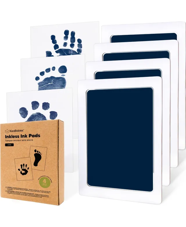 KeaBabies 1pk Inkless Ink Pad for Baby Hand and Footprint Kit