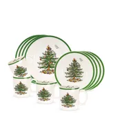 Spode Christmas Tree 12 Pc. Dinnerware Set, Service for 4