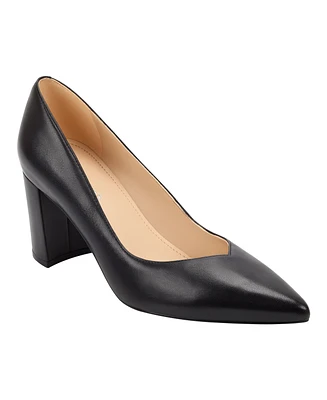 Marc Fisher Women's Caitlin Slip-On Block Heel Pumps