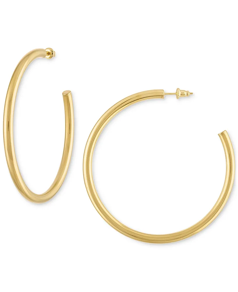 Anti-Tarnish Open Hoop Earrings