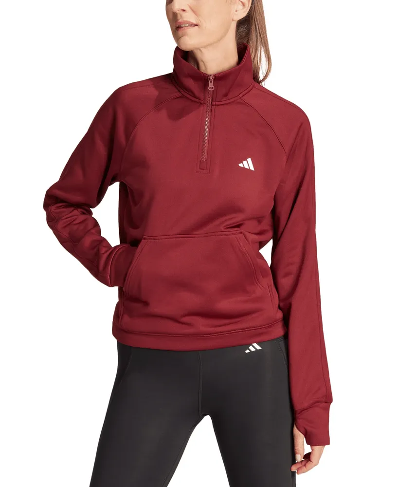 womens adidas quarter zip