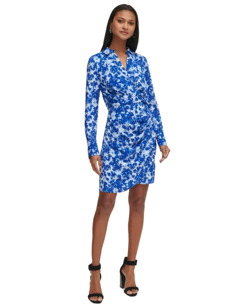 CALVIN KLEIN | Bright blue Women‘s Sheath Dress | YOOX