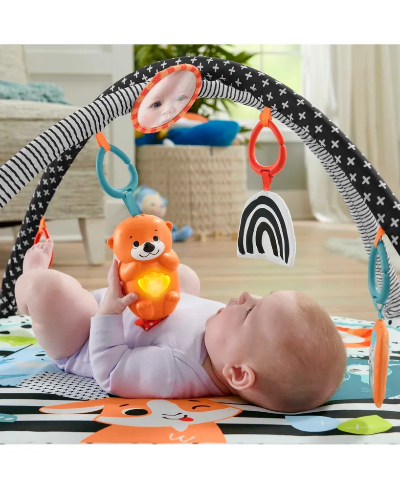 Fisher Price 3-in-1 Music, Glow and Grow Gym Activity Play Mat - Multi