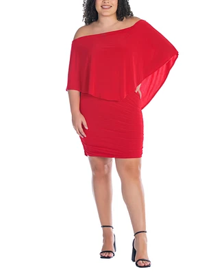 24seven Comfort Apparel Plus Bodycon Mini Dress