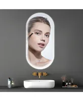 Simplie Fun Inch Switch-Held Memory Led Mirror, Wall-Mounted Vanity Mirrors