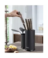 Knife Block Holder, Cookit Universal Knife Block without Knives, Unique Double
