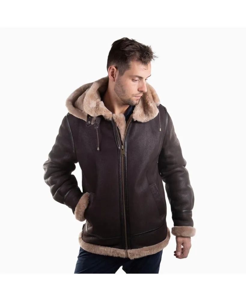 Cloud Nine Sheepskin Mens Bomber Jacket