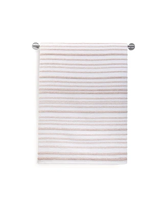 Cassadecor Urbane Stripe Cotton Hand Towel, 18" x 28"