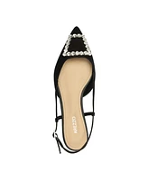 Arezzo Women's Savannah Pointed Toe Flats - Black