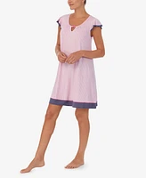 Ellen Tracy Women's Short Sleeve Nightgown