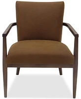 Henwick 28" Leather Accent Chair, Created for Macy's