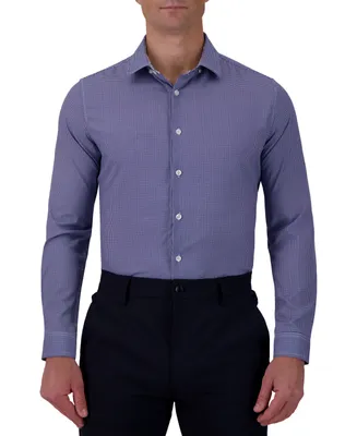C-lab Nyc Men's Slim-Fit Mini-Check Dress Shirt