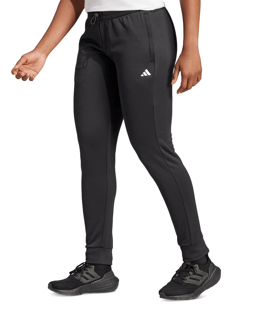 adidas Women's Game & Go Moisture-Wicking Performance Fleece Jogger Pants