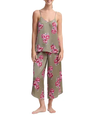 Splendid Women's 2-Pc. Printed Cropped Pajamas Set
